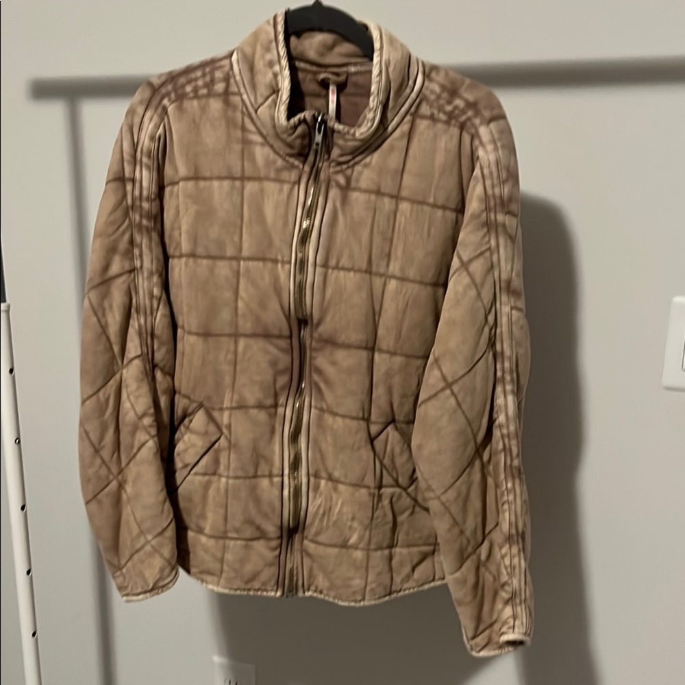 Free People Dolman Quilted Knit Jacket